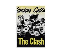 ZGHQHCDRH The Clash London CallingModern - Póster artístico de pared con textura para sala de estar, un centro de mesa llamativo para la decoración de tu oficina en casa, estilo sin marco, 60 x 90 cm
