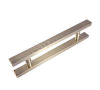 ZGHQHCDRH Tiradores para puertas de baño, Deslizante en forma de H con patrón de nubes,Empuje tradicional for puertas de madera/vidrio/metal,Perilla de puerta delantera fácil de instalar(Length150CM)