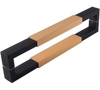 ZGHQHCDRH Tiradores para puertas de baño, Manija de barra de empuje comercial de alta resistencia,Push-Pull de entrada de oficina for puerta de vidrio, puerta de madera,Fácil de instalar(Length120CM)