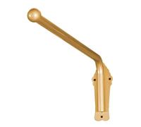 ZGHQHCDRH Varillas De Cortina De Brazo Oscilante Resistentes，Varilla Hierro Ajustable con Decoraciones，Riel Móvil，Puerta Delantera Tienda Cocina Baño(Gold,120cm(47.2in))
