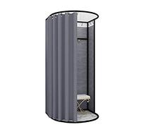 ZGHQHCDRH Vestuario, Vestidor, con un Gran Espacio, Tienda de campaña, Ropa, probador, vestidor portátil, for Mercado Nocturno al Aire Libre(Grey,95x100x200cm)