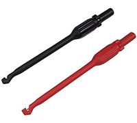 ZGHYBD 2Pcs 4mm Automotive Test Lead Kit Power Probe Wire-Piercing Clip Tools,Insulation Piercing Needle, Wire Piercing Needle Tips Test Probe with 4mm Banana Jack Insulated Piercing Test