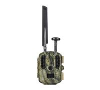 ZGJIAJU Trampas De La Foto De Cámara del Rastro De La Caza del Juego De La Fauna De 4G LTE con Funciones del G/M GPS FTP del Control del App Claro Fácil(with Solar Panel)