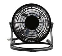 ZGJIAJU Ventilador De Escritorio Ventilador USB de escritorio portátil de moda de verano DC 5V Mini ventiladores refrigeradores ventilador giratorio de 180 grados for ordenador PC(Black)