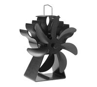 ZGJIAJU Ventilador Estufa Leña Mini Ventilador For Hogar, Estufa De Calor Con 7 Aspas, Quemador Madera Registro, Ecológico, For Silencioso, Calentador, Distribución Eficiente Del(Stove Fan)