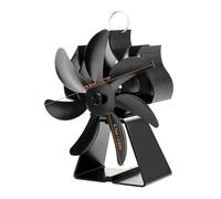 ZGJIAJU Ventilador Estufa Leña Ventilador De Estufa Gran Capacidad Aire 7 Aspas Silencioso Alimentado Por Calor Adecuado For Todas Las Estufas For Leña/leña/chimenea