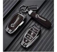 ZGNBKLS Llavero Coche para Peugeot 5008 2020-2023, Fuerte y Duradero Llavero Coche Accesorios para Llaves de Coche,A-Black