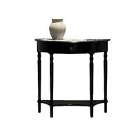 ZGNMK Mesa Consola Estrecha, Mesa Auxiliar Delgada para Colocar detrás del sofá, mesas Lateral para Sala de Estar, para Colocar detrás del sofá, en el vestíbulo, fácil Montaje(Nero,60x30x80cm)