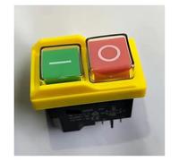 ZGPOSQKZSC Interruptores pulsadores electromagnéticos DZ04 de 4 pines, resistentes al agua, de encendido y apagado, for rectificadora, 250 V CA, 8 (6) A