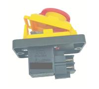 ZGPOSQKZSC KJD12 250V 4-Pin Start Stop No Volt Release Push Button Switch