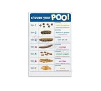 ZGPOSQKZSC Stool Types Chart Metal Sign Bristol Stool Scale Reference Digestive Health Informational Guide for Home Bathroom or Office (8 X 12 in)