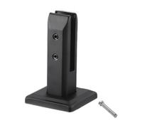 ZGUZMCMK Abrazadera de Vidrio Fijación Acero Inoxidable Soporte Cristal Pinza Universal Uso Diverso Adecuada para Hogares Oficinas Balcones Jardines, Negro