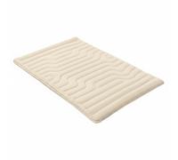 ZGUZMCMK Almohadilla Mascota Colchoneta Transpirable Alfombrilla Fresca Cojín Lavable Fibra Enfriadora Adecuada para Animales Pequeños Hogar Viaje Crate, Beige, S-50 40cm