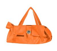 ZGUZMCMK Bolsa de Sujeción para Gatos de Nylon Autoregulable Aperturas para Limbs Y Cola Antiescape para Mascotas para Corte de Uñas Baño Diario Viaje Corto Y, Naranja 57cmx27cm L