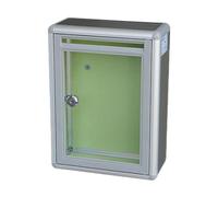 ZGUZMCMK Buzón Sugerencias Metálico con Caja Aluminio Votación Llave Montaje Pared Inserción Adecuado para Comunidad Oficina, puerto frontal