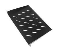 ZGUZMCMK Estante de servidor, estante de gabinete de red, estante voladizo ventilado desmontado para equipos de red de 19 pulgadas, estante y gabinete, profundidad 25 cm