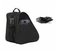 ZGUZMCMK Estuche para Patines Bolso Deportivo, Bolsa De Patinaje De Tres Capas Engrosada + Cubrezapatos, Negro, Negro