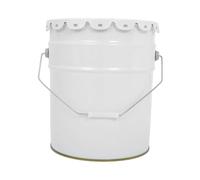 ZGUZMCMK Lata de Pintura Vacía con Tapa Y Asa Cubeta Metálica para Disolventes Adhesivos Barnices Y Revestimientos Portátil Y Resistente Adecuada para Mejoras, 20l