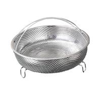 ZGUZMCMK Steamer Basket de Acero Inoxidable con Canasta Insertable y Malla Escurridora Permite Cocinar al Alimentos Frescos y Facilitar el Lavado Apto, 19.2 Cm
