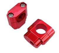 ZGVGFAFLPQ Manillar Elevador Adaptador Accesorios Universales del Adaptador del Elevador Abrazadera Montaje Barra Manillar Motocicleta De 1-1/8 "28 Mm Clip Elevadora Manillar(M10 Red)