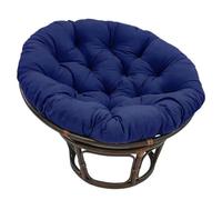 ZGWRYI CojíN for Silla Papasan CojíN Redondo Acolchado Grueso for Silla, Columpio De Nido De Huevo Suave, CojíNes De Asiento Acogedor, Hamaca Relajante Interiores Exteriores(Royal Blue,90cm)