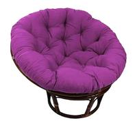 ZGWRYI CojíN for Silla Papasan CojíN Redondo Acolchado Grueso for Silla, Columpio De Nido De Huevo Suave, CojíNes De Asiento Acogedor, Hamaca Relajante Interiores Exteriores(Purple,90cm)