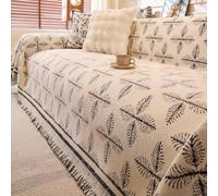 ZGWRYI Funda de Sofá Lavable y Transpirable para Todas Las Estaciones,Antideslizante y Resistente Al Desgaste,Colcha Multiusos para Sofas,FáCil de Limpiar(H3 Black,180x260cm)