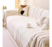 ZGWRYI Funda de Sofá Lavable y Transpirable para Todas Las Estaciones,Antideslizante y Resistente Al Desgaste,Colcha Multiusos para Sofas,FáCil de Limpiar(B4 Brown,180x260cm)