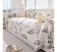 ZGWRYI Funda de Sofá Lavable y Transpirable para Todas Las Estaciones,Antideslizante y Resistente Al Desgaste,Colcha Multiusos para Sofas,FáCil de Limpiar(A2 Black,180x260cm)