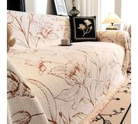 ZGWRYI Funda de Sofá Lavable y Transpirable para Todas Las Estaciones,Antideslizante y Resistente Al Desgaste,Colcha Multiusos para Sofas,FáCil de Limpiar(J1 Orange,180x320cm)