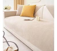 ZGWRYI Impermeable Funda Sofa Cojin Separado,Protector de Muebles para Perros y Mascotas,Funda Asiento,Universal Fundas de Asientos Sofá,Sofa Verano Antideslizante(Light Brown,110x160cm)