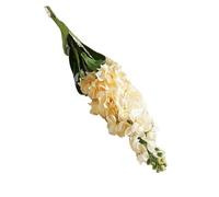 ZGXNYI 3 PCS Violet Flower Fake Silk Artificial Flowers Mariage Birthday Party Bridal Floral Home Decoration Ornamental Flores Fiori Artificiali Peonie(Light Yellow)