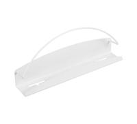 ZGXNYI Soporte de almacenamiento magnético, estante de almacenamiento magnético duradero, soporte de carga fuerte, fácil instalación for exhibición de periódicos y libros de nevera(WHITE)