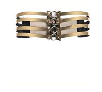 ZGXNYI Women's Decorative Stretch Belt Stylish Look With Dress Party Waist Cover Hollow Buckle(M,Golden)