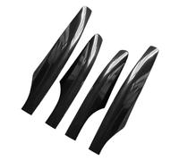 ZGXWVRD Cubierta For Portaequipajes Compatible con Nissan para Patrol Y62 2010 2011 2012 2013 2014 2015 2016 2017 2018 4 Fundas Protectoras para Portaequipajes De Techo De Coche(Black)