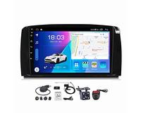 ZGYBDH Android 11 Car-Play Android Auto Radio estéreo para automóvil compatible con Me-rcedes Be-nz R-Class W251 R280 2005-2017, pantalla táctil de 9 pulgadas con navegador GPS para automóvil FM AM S