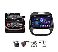 ZGYBDH Android 12 Radio estéreo para automóvil para Renault Ka-ptur Captur 2016-2019 Reproductor Multimedia para automóvil de 9 Pulgadas Carplay Incorporado Android Controles automáticos del Volante