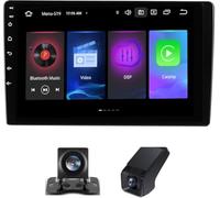 ZGYBDH Android 13 para Toyota Harrier XU60 2013-2020 Control del Volante Radio de Coche Doble DIN con Carplay inalámbrico Android Auto Pantalla de 10 Pulgadas Cámara de Visi