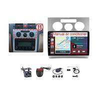 ZGYBDH para Volks-wagen Touran 1 2003-2010 Android 12 CarPlay Android Auto Radio estéreo para automóvil Pantalla táctil de 9 Pulgadas con navegación GPS 4G WiFi FM Am SWC Cámara de Respaldo Bluetooth