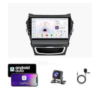 ZGYBDH Radio estéreo para Coche Android 15 para Hyundai Santa Fe 2012-2017 | Pantalla táctil de 9" | CarPlay y Android Auto | Navegación GPS de 8 núcleos | 4G/WiFi | Plug & Play (T1 4 Core WiFi 1G+16
