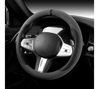 ZGYHESO Funda Volante Cuero para Abarth 595 695 595C 124 Spider Grande Punto 500C Monster, Cuero Ultrafino Antideslizante Suave Todas Estaciones Transpirable Y Duradera,B