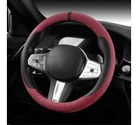 ZGYHESO Funda Volante Cuero para Audi R8 RS2 RS3 RS4 RS5 RS6 RS7 RSQ3 RSQ8 RS E-Tron GT, Cuero Ultrafino Antideslizante Suave Todas Estaciones Transpirable Y Duradera,A