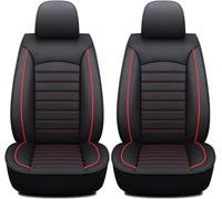 ZGYHESO Fundas para Asientos Delanteros De Coche Aptas para BMW X1 X2 X3 X3M X4 X5 X6, Asientos Fundas Asientos Coche Cuero,Black-Red