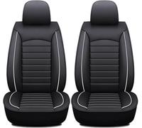 ZGYHESO Fundas para Asientos Delanteros De Coche Aptas para BMW X1 X2 X3 X3M X4 X5 X6, Asientos Fundas Asientos Coche Cuero,Black-White