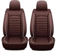 ZGYHESO Fundas para Asientos Delanteros De Coche Aptas para Hyundai Tous Les Modèles Sonata Ix25 I30 Solaris Tucson 2016, Asientos Fundas Asientos Coche Cuero,Brown