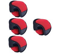 ZGYOZMNG Bolsa de carretes de Pesca de 5 uds., Bolsa de Pesca de Neopreno para Exteriores (como se Muestra x 4 Piezas de 10x8cm x 4 Piezas)