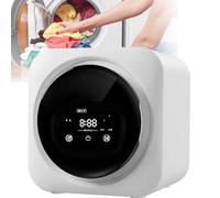 ZGYOZMNG Lavadora portátil pequeña de Pared, automática, de 3,5 l, con Tambor de Acero Inoxidable, Panel táctil LED, múltiples Modos, anticaída Inteligente para Ropa Interior.