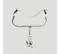 ZGYOZMNG Lavaojos de Seguridad, estación de Lavado Ocular de Emergencia de Acero Inoxidable con Doble Boquilla, operación Manos Libres, para Laboratorio y Hospital.