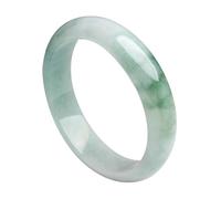 ZGYOZMNG Pulsera de Jade para Mujer, Amuleto de jadeíta Verde Natural, joyería de la Suerte (Verde, 58 mm)