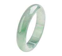 ZGYOZMNG Pulsera de Jade para Mujer, jadeíta Verde Flotante auténtica de Birmania Natural (Verde, 54 mm)